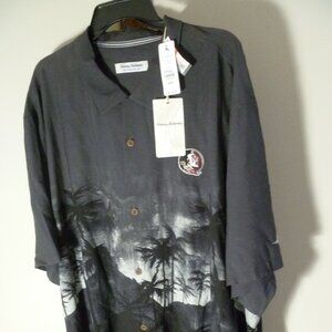 NWT TOMMY BAHAMA CAMP BUTTON DOWN SHIRT FLORIDA STATE UNIVERSITY (FSU) - 3XL